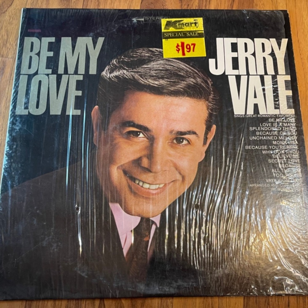 Jerry Vale Be My Love Vinyl LP Columbia Special Products Stereo C11260 12" 33RPM